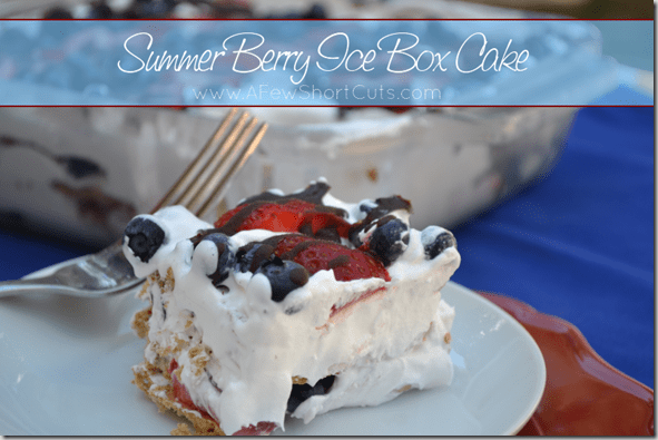 summer berry icebox cake