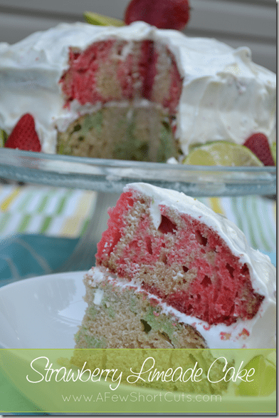 strawberry limeade cake