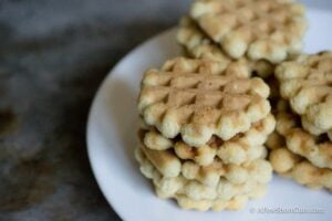 Vanilla Waffle Cookies Recipe – Baked on Waffle Iron