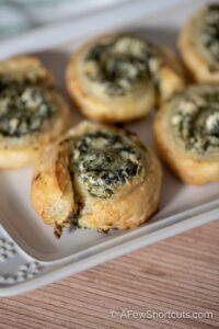 Creamy Spinach Pinwheels Recipe