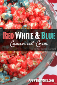 Red, White, & Blue Caramel Corn