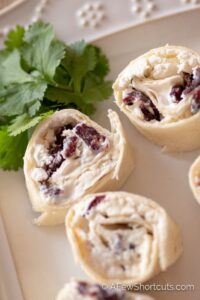 Cranberry Feta Pinwheels Recipe