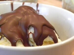 Homemade Magic Chocolate Shell