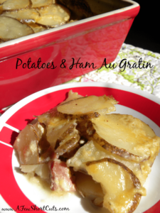 Potatoes & Ham Au Gratin