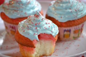 Patriotic Jello Cupcakes Recipe