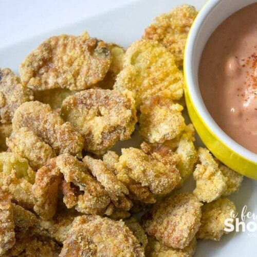 Fried Pickles And Tangy Dipping Sauce Recipe Gluten Free A Few Shortcuts