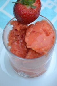 Strawberry Mango Sorbet