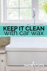 Keep the Sink & Stove Clean with Car Wax