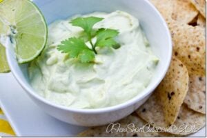 Skinny Creamy Avocado Dip