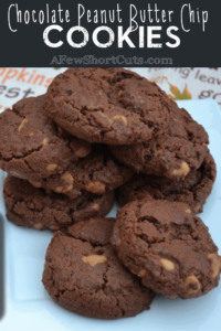 Chocolate Peanut Butter Chip Cookies