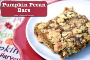 Pumpkin Pecan Bars