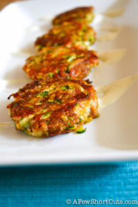 Cheesy Zucchini Cakes