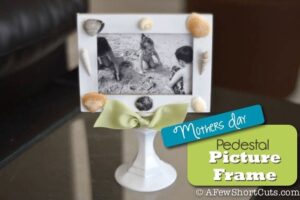 Mothers Day Gift Craft: Pedestal Picture Frames