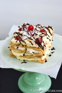 Banana Split IceBox Cake Recipe