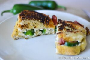 Jalapeno Popper Grilled Cheese Sandwich
