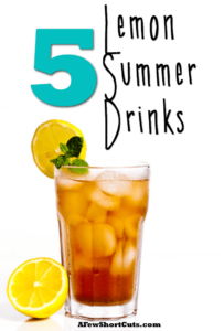 5 Lemon Summer Drinks