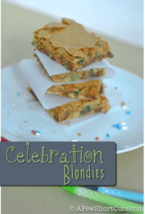 Celebration Blondies