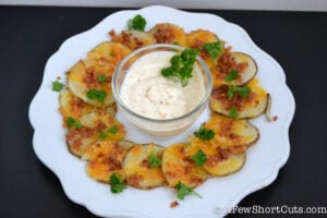 Cheesy Bacon Oven Chips