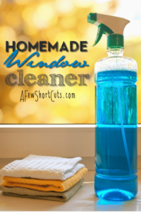 Homemade Window Cleaner