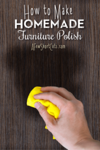 How To Make Homemade Furniture Polish