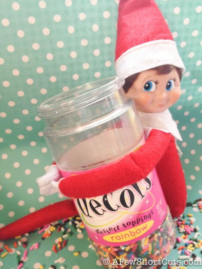 Elf on the Shelf Sprinkles are Fun A Few Shortcuts
