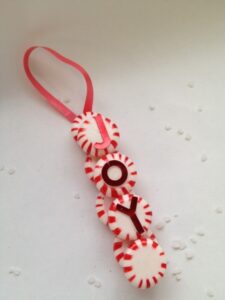 Peppermint Candy Christmas Ornaments