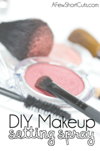 DIY Makeup Setting Spray