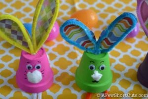 Easy Flower Pot Bunnies Kids Craft