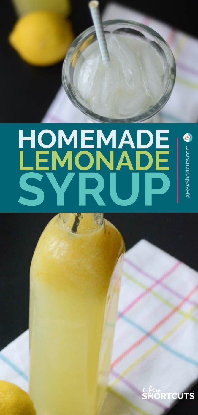 Fresh Lemon Syrup Recipe