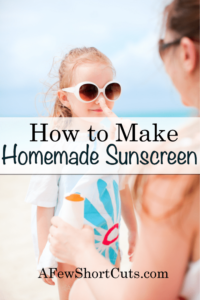 How to Make Homemade Sunscreen