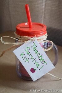 Back to School Mason Jar Challenge: Teacher Survival Kit #QVC
