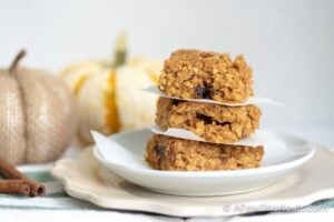 Baked Pumpkin Oatmeal Bars Recipe