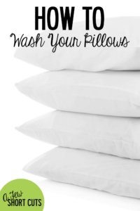 How to Wash Your Pillows