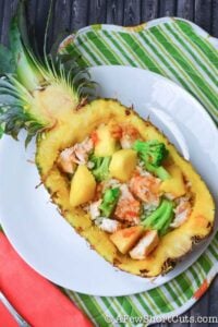 Teriyaki Chicken Pineapple Boats