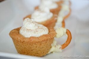 Pumpkin Spice Latte Cookie Cups