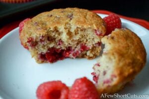 Raspberry Oatmeal Muffins