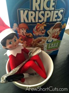 Elf on the Shelf Ideas: Snap Crackle Pop