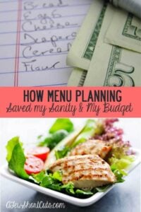 How Menu Planning Saved My Sanity & My Budget