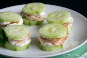 Creamy Cucumber Turkey Bites