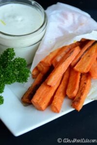 Oven Baked Carrot Fries – Healthy Alternative to French Fries