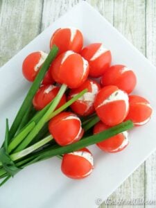 Easy to Make Tulip Tomatoes