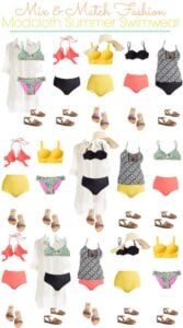 Modcloth Summer Swimwear Mix & Match Fashion