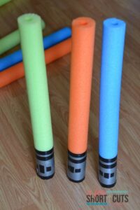 DIY Homemade Light Sabers – Star Wars Party Idea