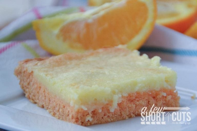 Orangesicle Gooey Butter Cake A Few Shortcuts