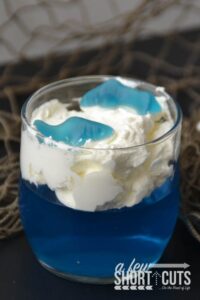 Seafoam & Shark Jello Cups – Shark Week Treat