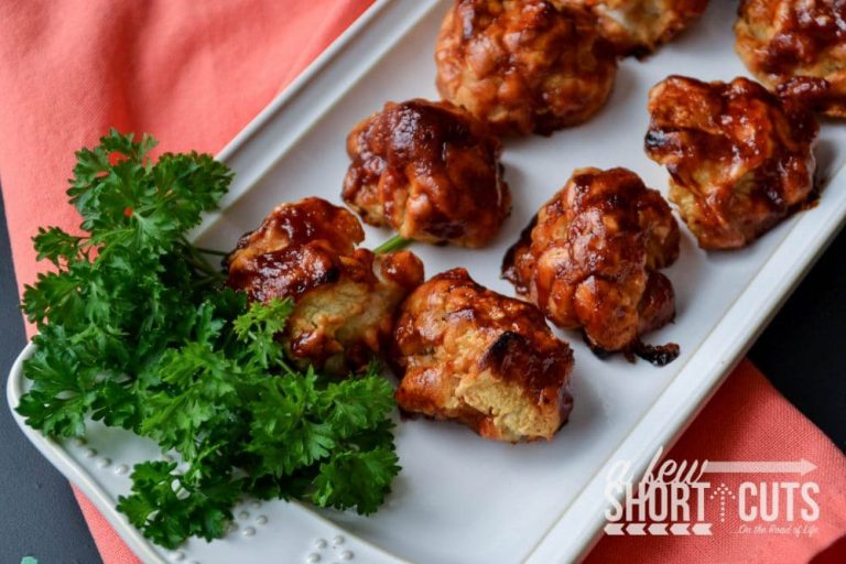 BBQ Cauliflower Bites Recipe A Few Shortcuts