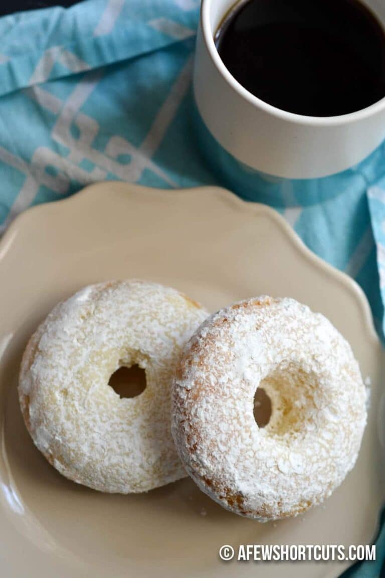 Gluten Free Powdered Sugar Donuts A Few Shortcuts