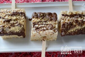 S’mores Krispie Treat Pops Recipe