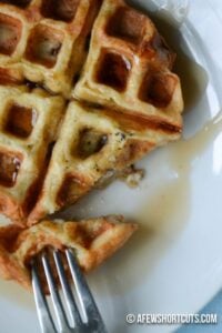 Bacon Stuffed French Toast Waffles