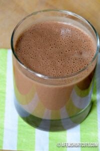 Carob Nut Banana Protein Smoothie